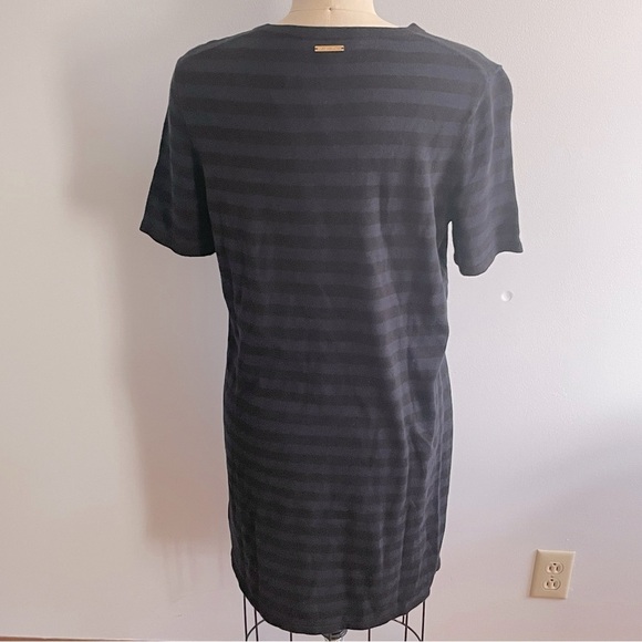 Michael Michael Kors Navy and Black Striped Dress- Size Medium- NWT - Picture 7 of 8
